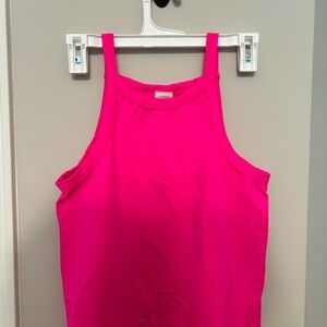 No Boundaries Pink Tank Top Scoop Neck Sleeveless